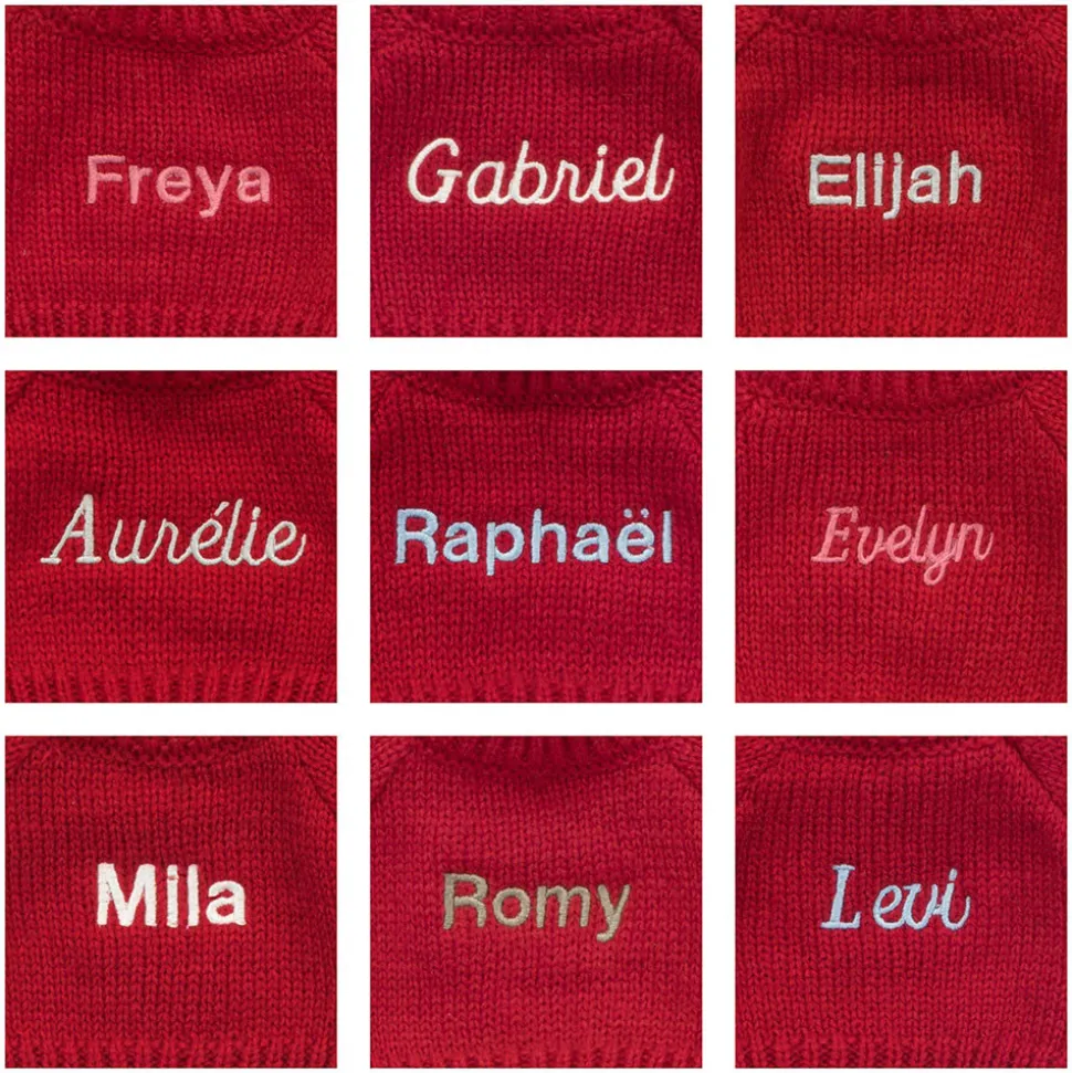 Bashful Shimmer Bunny with Personalised Red Jumper