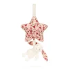 Blossom Cream Bunny 'Berry' Musical Pull