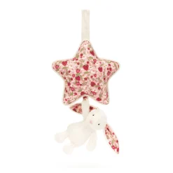 Blossom Cream Bunny 'Berry' Musical Pull