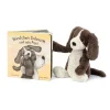Hundchen Schnuck Und Sein Papa Buch and Bashful Fudge Puppy Medium