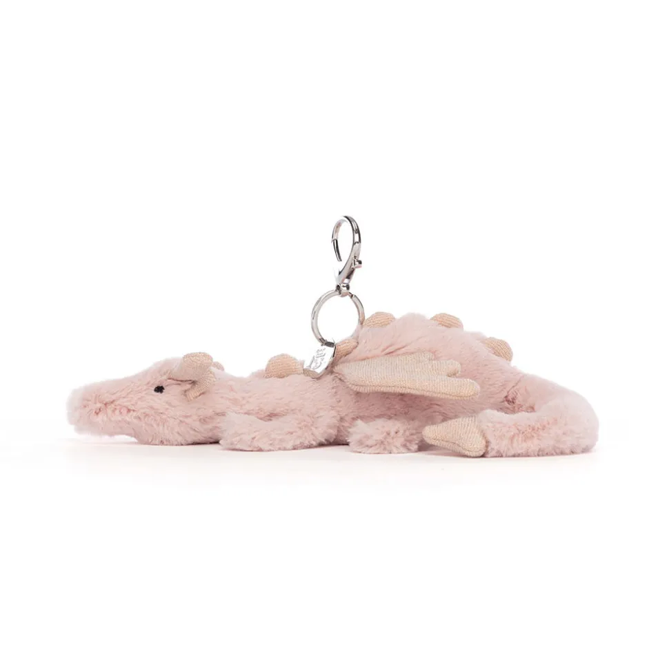 Rose Dragon Bag Charm